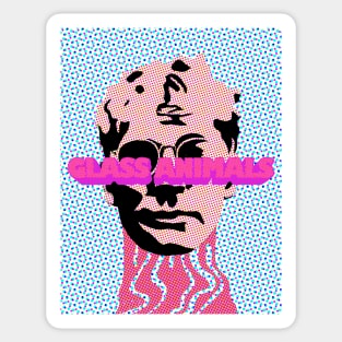 glass animals style pop art Sticker